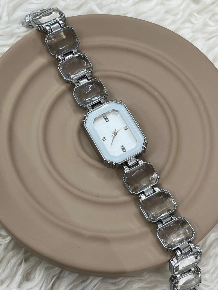 beyaz silver saat