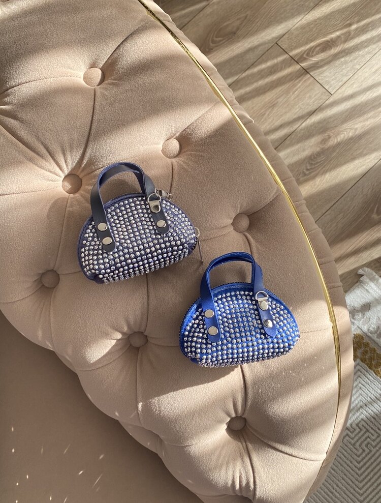 Mini taşlı çanta