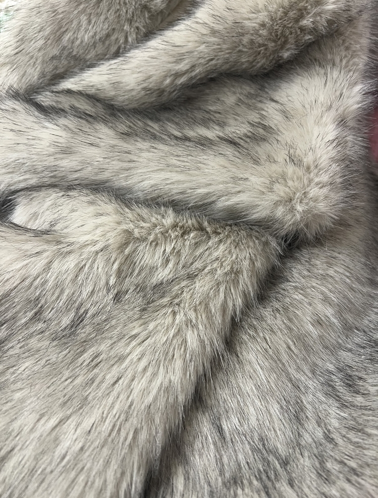 Premium kalite Lolita çift renk kürk