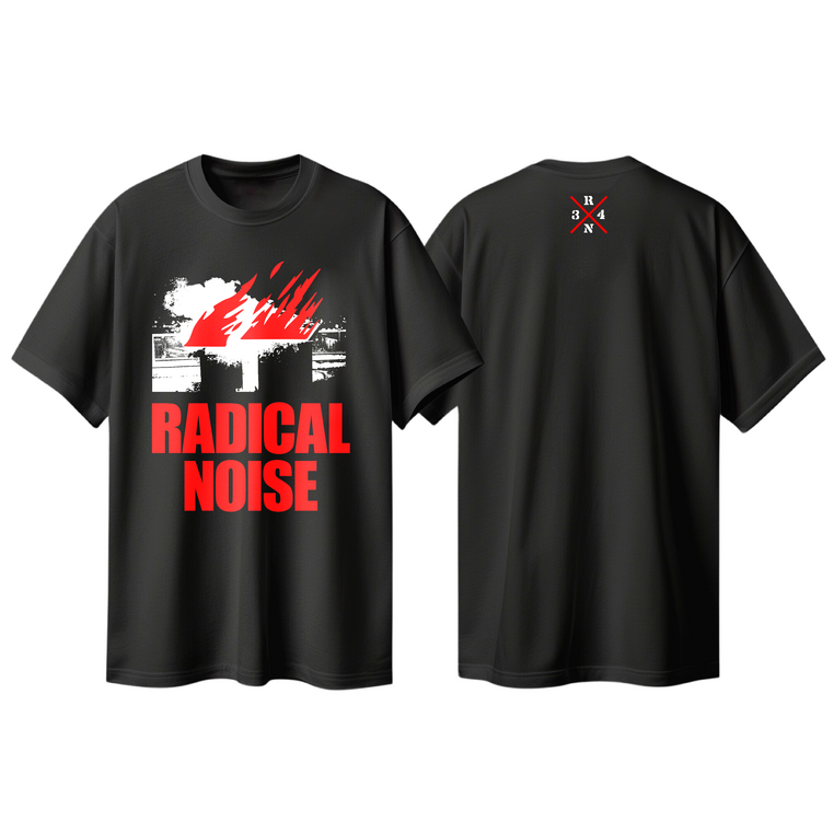 Radical Noise - Gölge Siyah T-Shirt