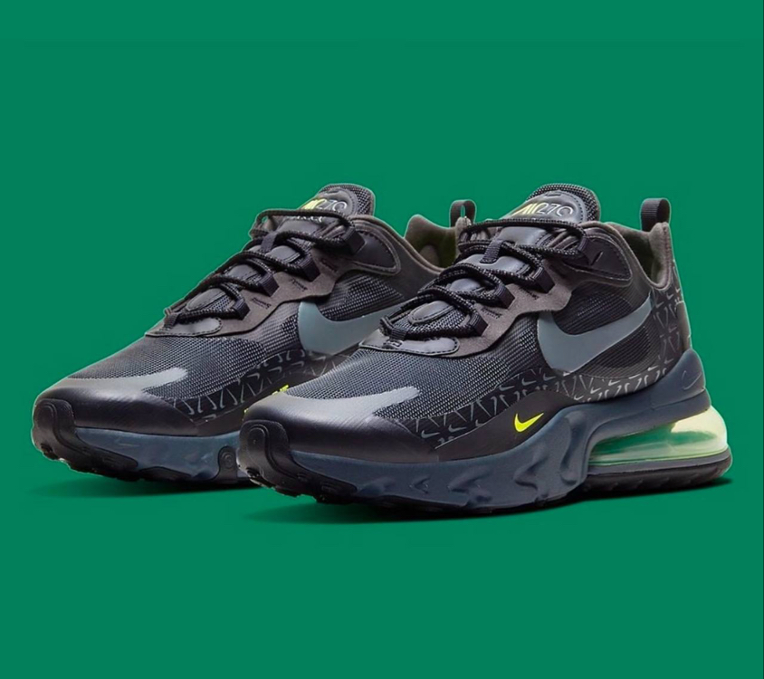 NİKE 270 REACT BLACK GREEN
