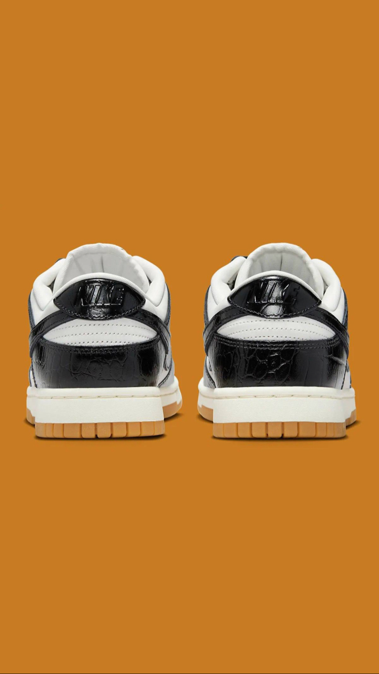 Nike Dunk Low LX Black Croc