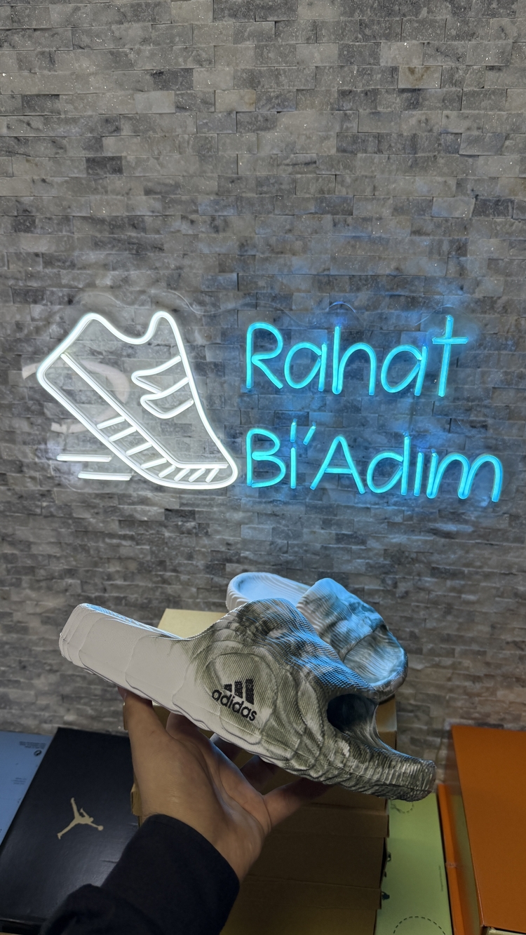  Adidas Adilette 22 – Haki/Beyaz
