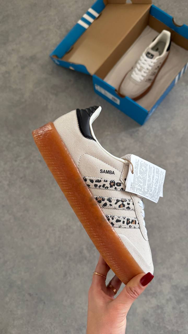 Adidas Sambae Leopard “White” 