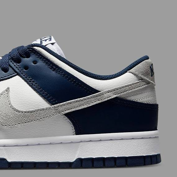 Dunk Low Summit White “ Midnight Navy “