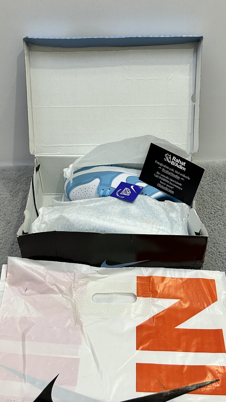 Nike Dunk Low Retro ‘University Blue’ – Kadın
