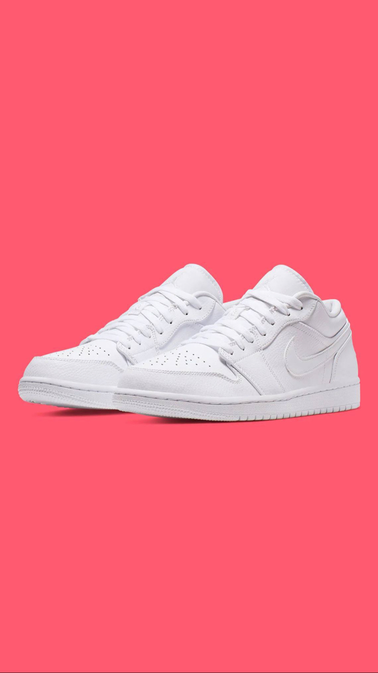 Air Jordan 1 Low “ Triple White “ (Y)