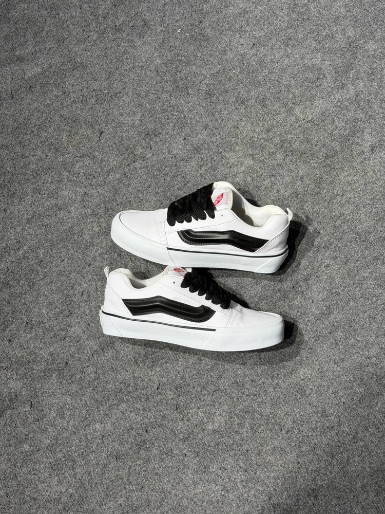 VANS KNU SKOOL WHITE BLACK