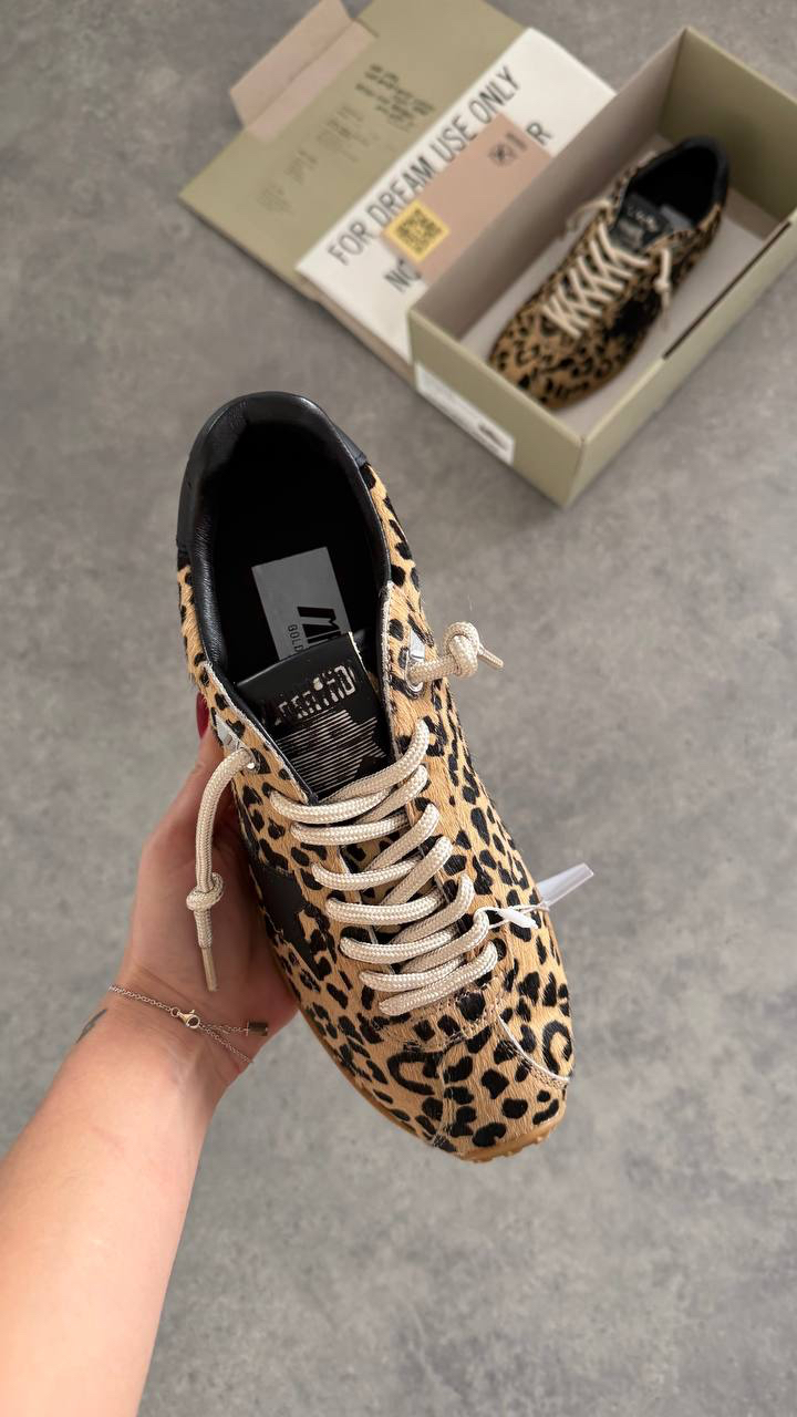 Golden Goose Marathon Speed Leopard 