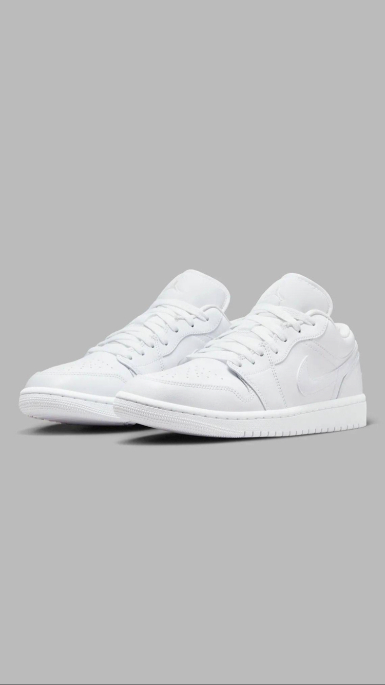 Air Jordan 1 Low “ Triple White “ Yerli En Üst Kalite