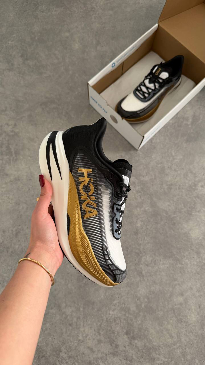 Hoka Cielo X1 2.0 “Black & Gold”