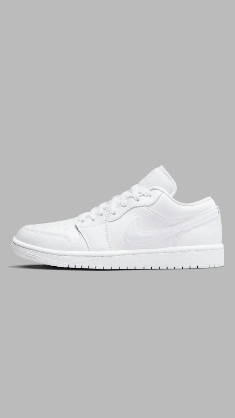 Air Jordan 1 Low “ Triple White “ Yerli En Üst Kalite