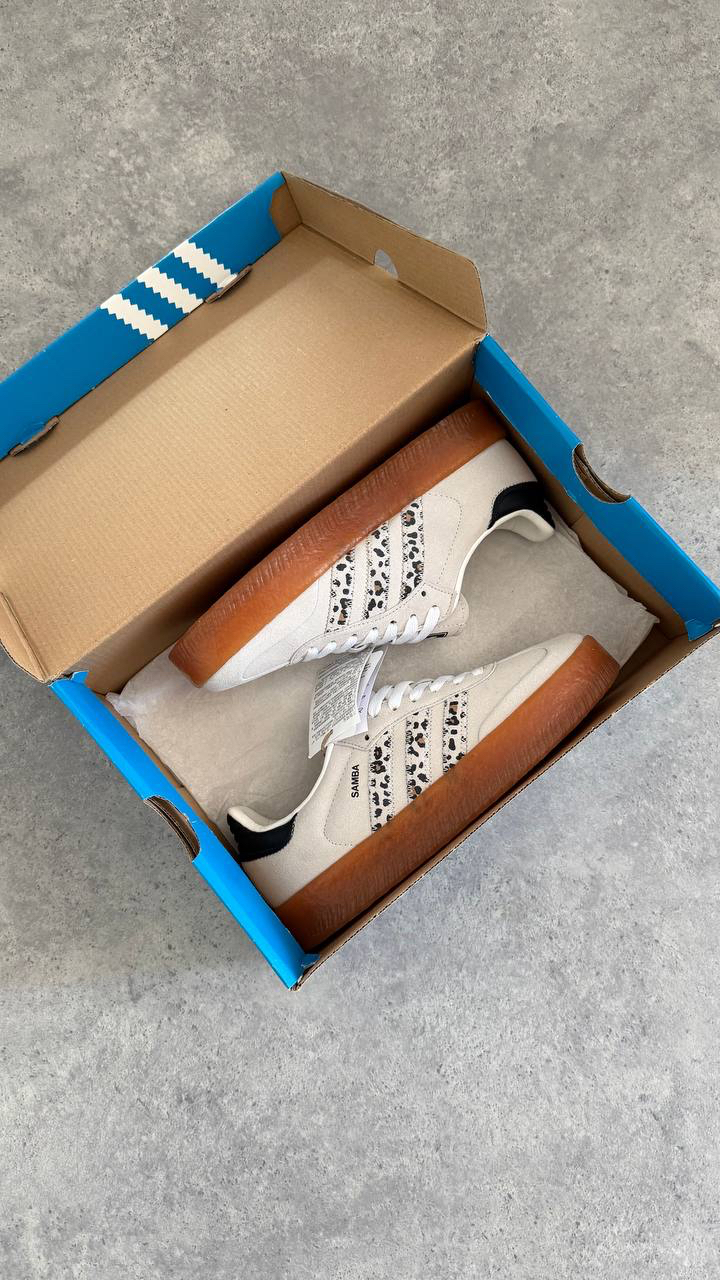 Adidas Sambae Leopard “White” 