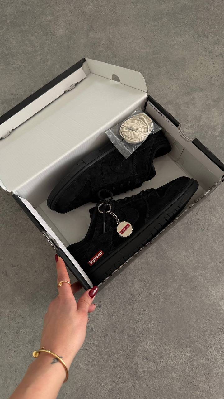 Supreme x Nike Sb Dunk Low  “Black”