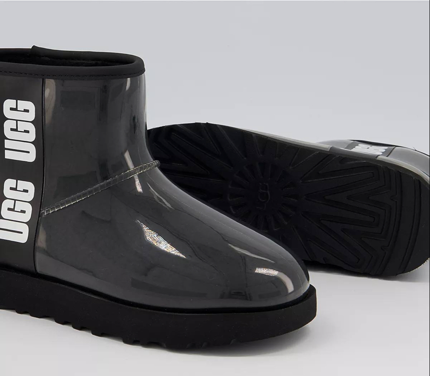 UGG Classic Clear Mini Ankle Black