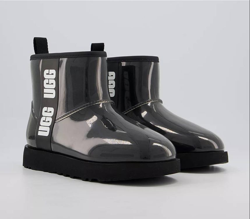 UGG Classic Clear Mini Ankle Black
