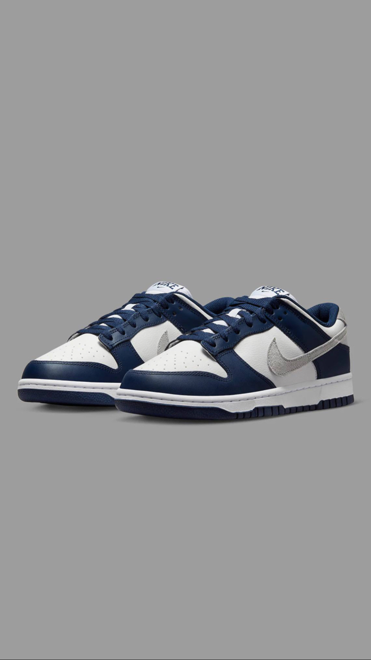 Dunk Low Summit White “ Midnight Navy “