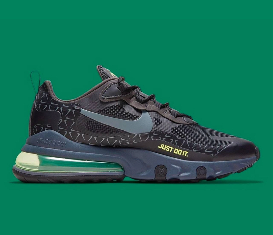 NİKE 270 REACT BLACK GREEN