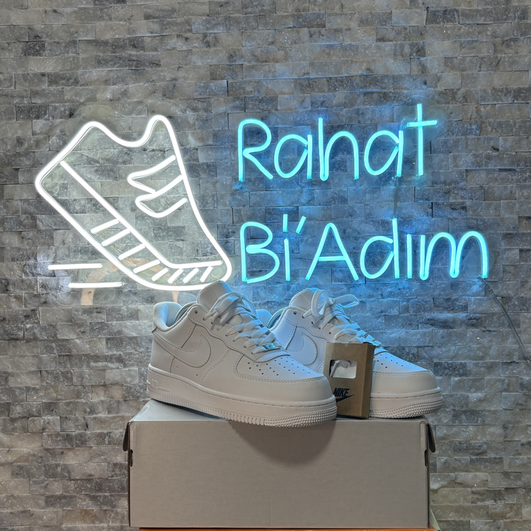 Unisex – Nike Air Force 1 – Beyaz  %100 ithal • A kalite