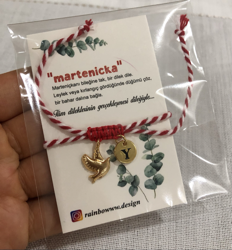 Kuş harfli sembol Marteniçka bileklik