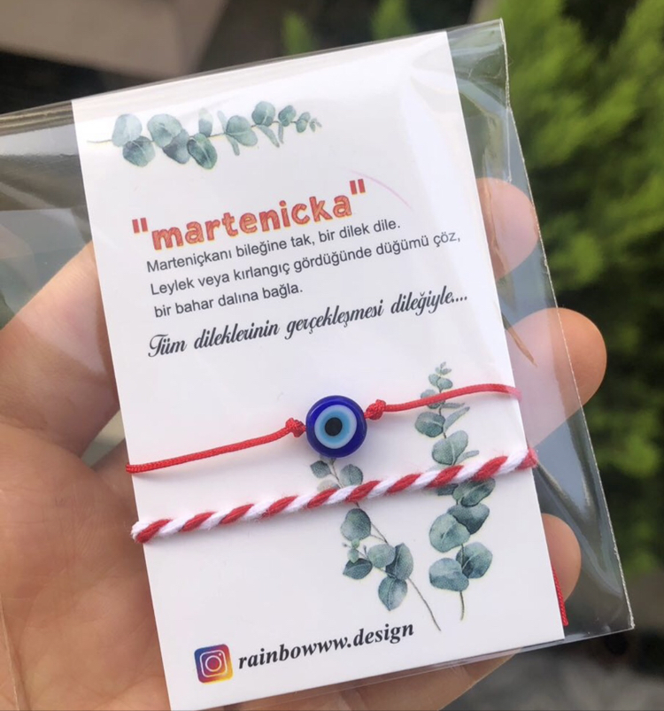 Nazar boncuğu Marteniçka seti