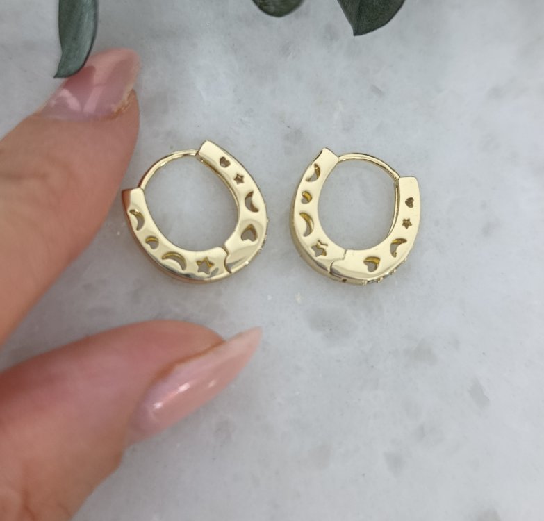14K Renkte Xuping Küpe
