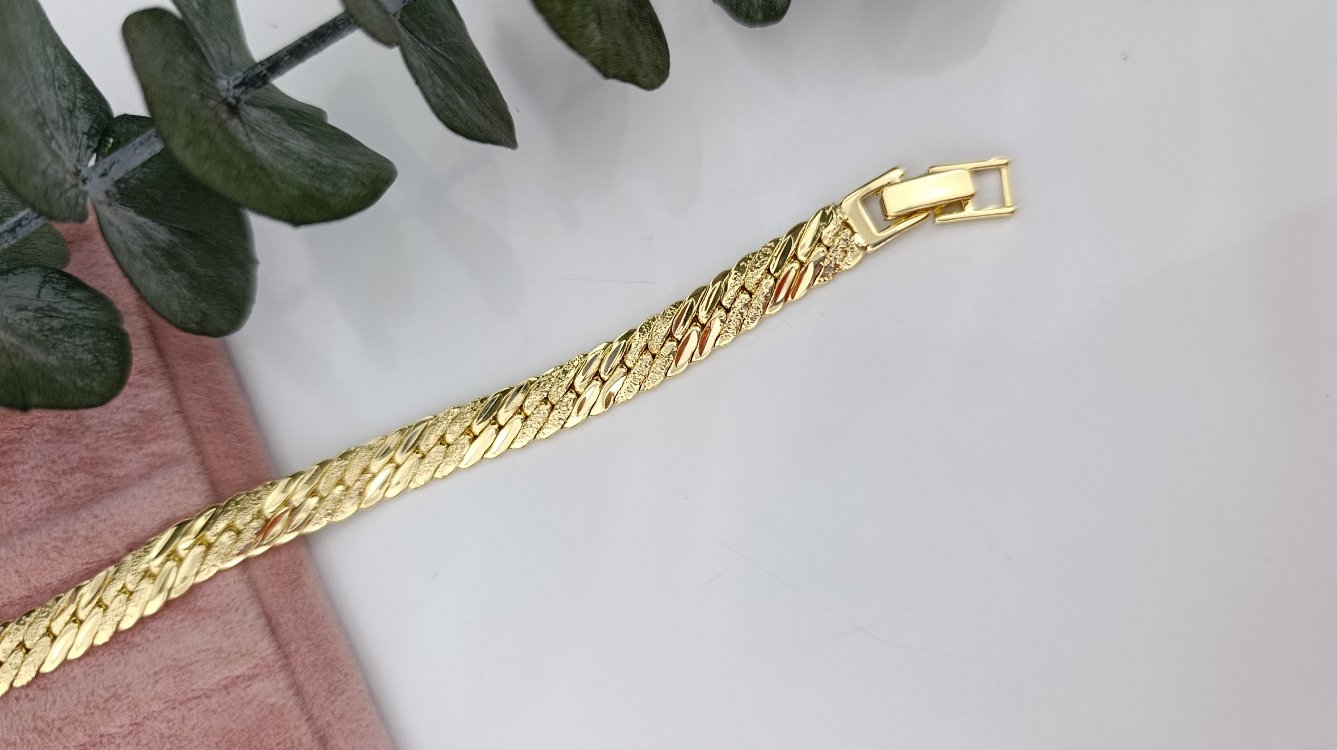 14K Renkte Xuping Kumlu Işıltılı Bileklik