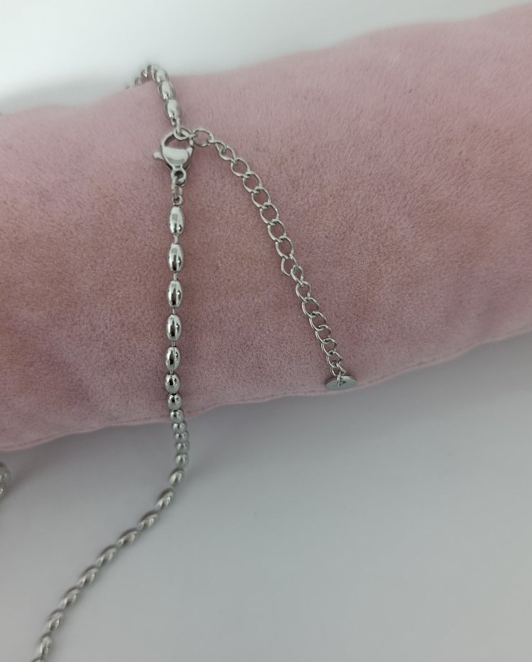 Silver Xuping 45+ 5 cm Badem Dorika Zincir Kolye