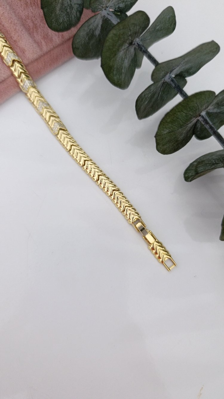 14K Renkte Xuping Başak Bileklik