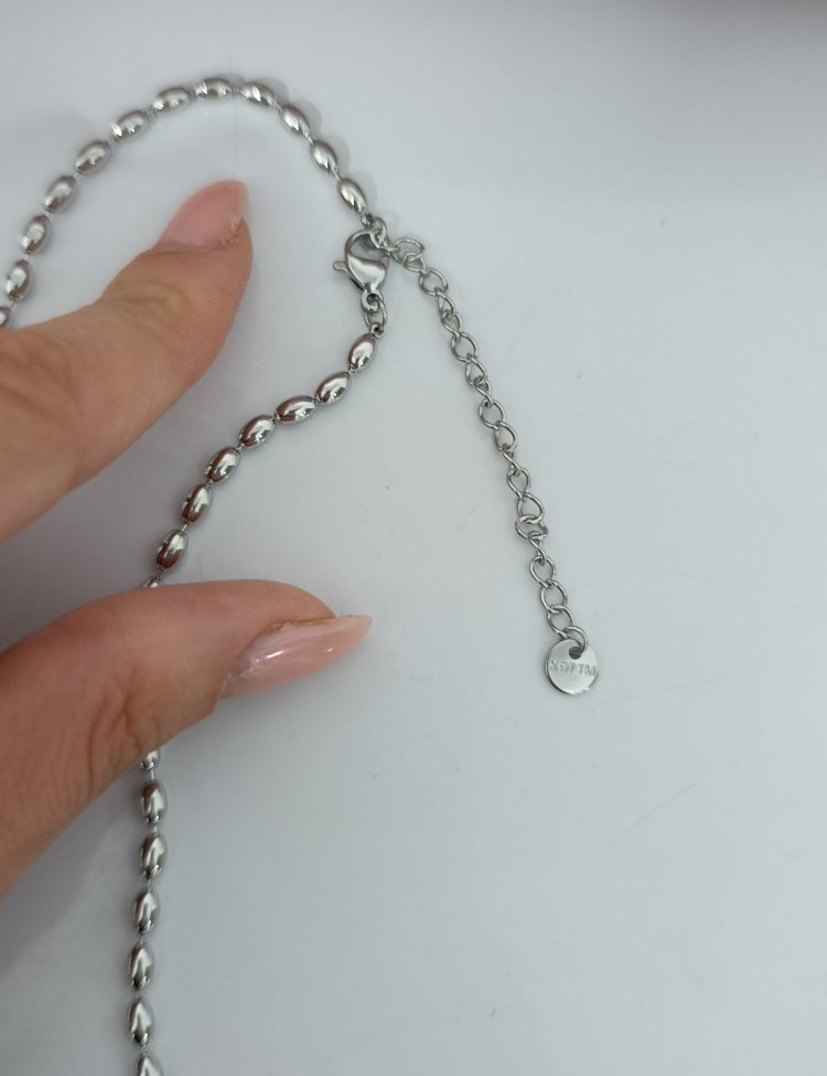 Silver Xuping 45+ 5 cm Badem Dorika Zincir Kolye