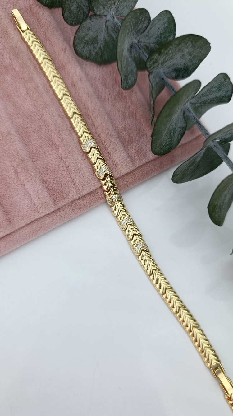 14K Renkte Xuping Başak Bileklik