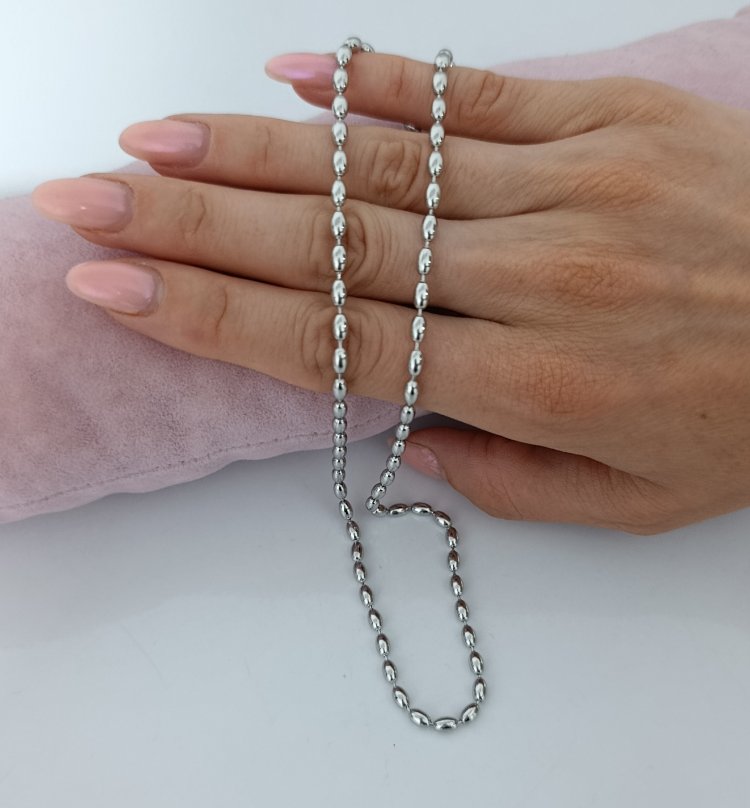 Silver Xuping 45+ 5 cm Badem Dorika Zincir Kolye