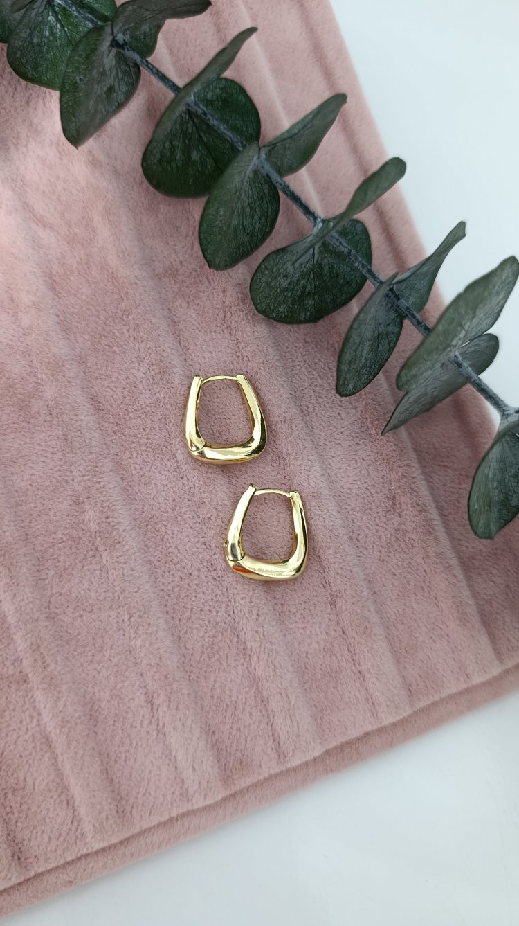14K Renkte Xuping Bag Küpe 