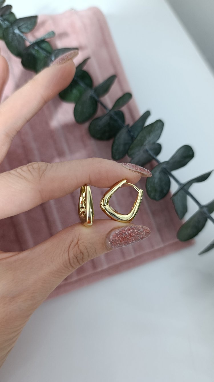 14K Renkte Xuping Bag Küpe 