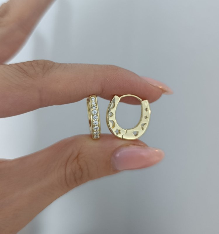 14K Renkte Xuping Küpe