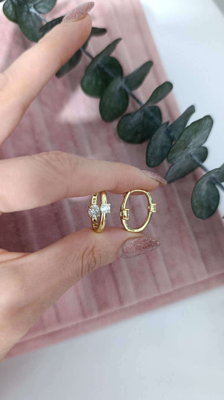 14K Renkte Xuping Küpe 