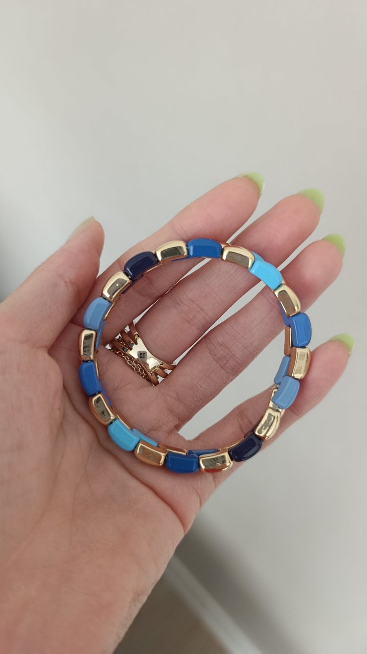 14K Renkte Seramik Kaplama Bileklikler