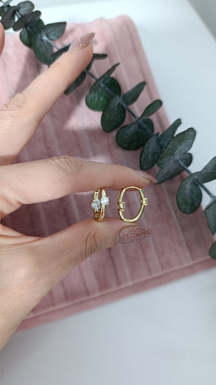 14K Renkte Xuping Küpe 