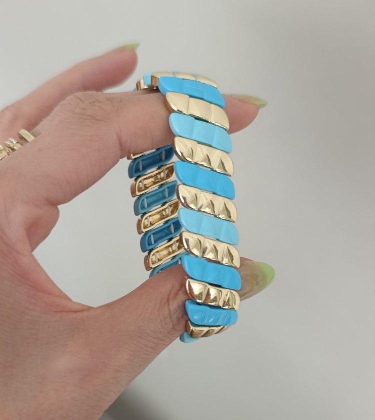 14K Renkte Seramik Kaplama Bileklikler