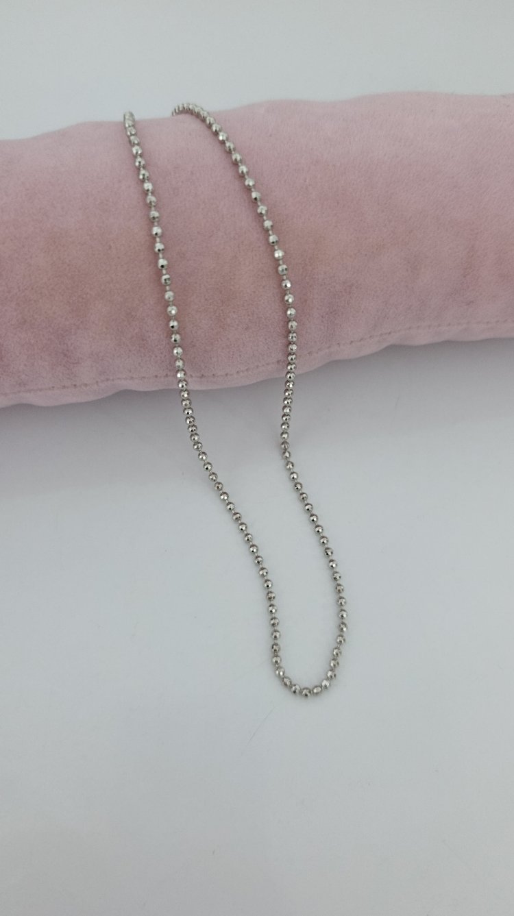 Beyaz Altın İşçiliğinde Xuping 42 cm Işıltılı Dorika Kolye