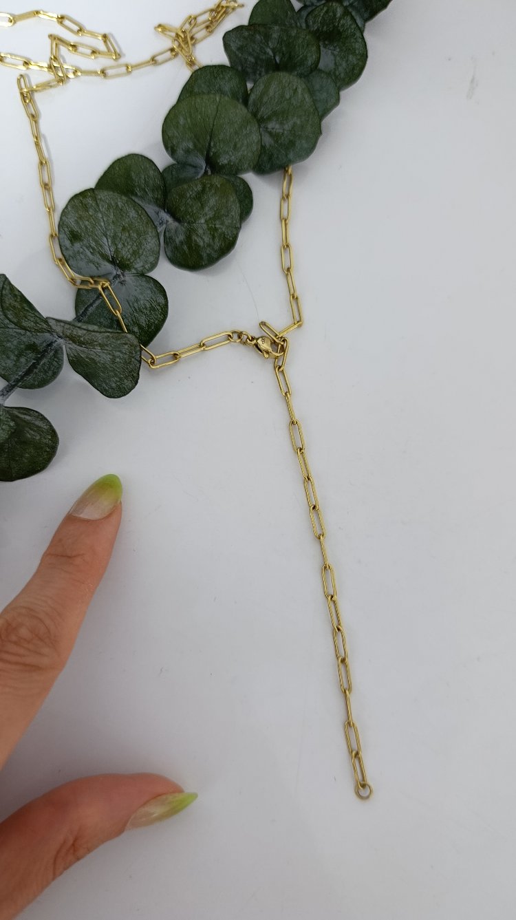 14K Renkte Xuping 60 cm Ataç Zincir Kolye