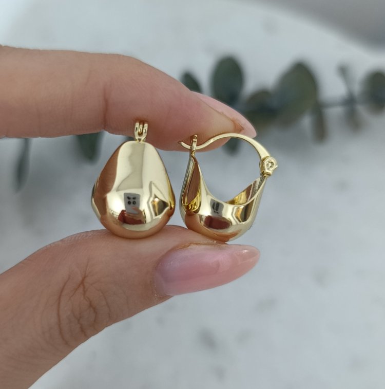 14K Renkte Xuping Sepet Küpe