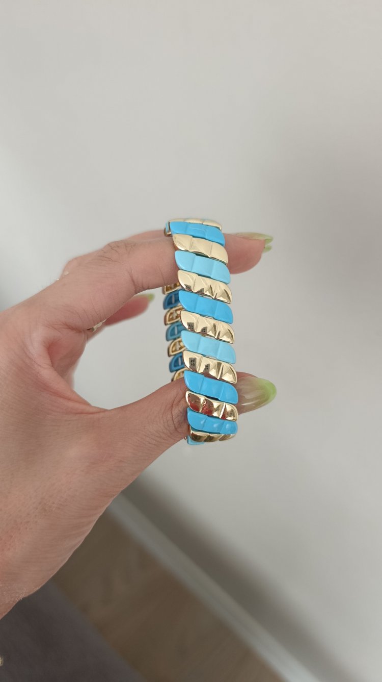 14K Renkte Seramik Kaplama Bileklikler