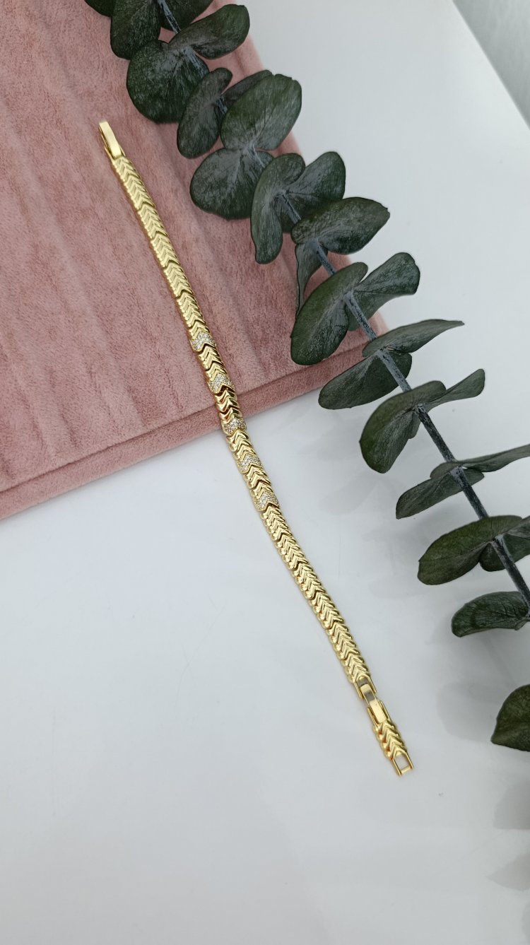 14K Renkte Xuping Başak Bileklik