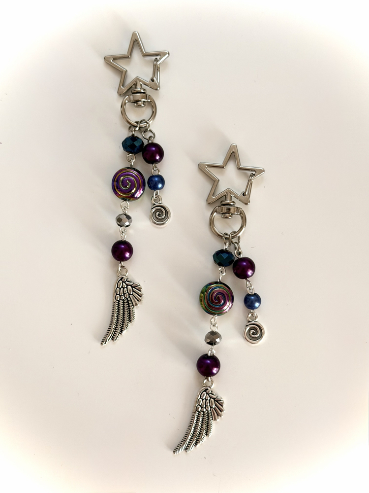 Angel wings charm