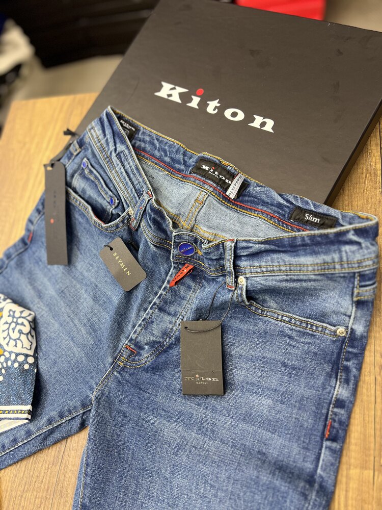 Kiton mavi Jeans