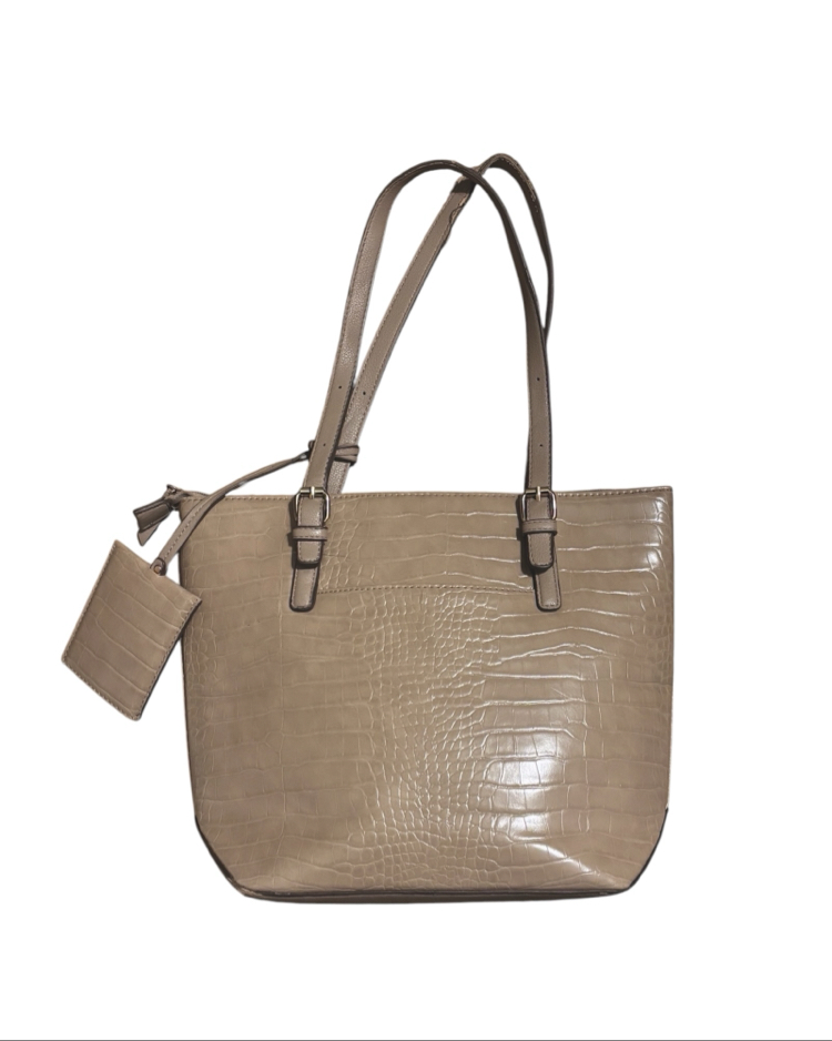 Anne Klein Croc Embossed Shoulder Bag