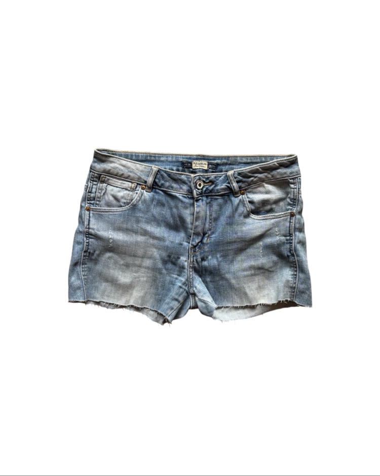 Pull&Bear Cut-Off Denim Shorts