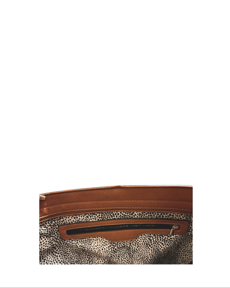 Snakeskin Handle Shoulder Bag
