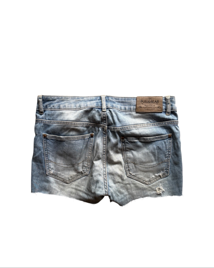 Pull&Bear Cut-Off Denim Shorts